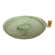 Green glass paste empty pocket ashtray P