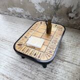 Capron “herbarium” oval coffee table