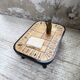 Table basse Capron « herbier » ovale