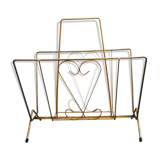 Gold metal magazine holders