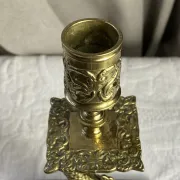 Bronze fish candlestick