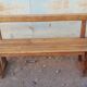 Petit banc en bois déco