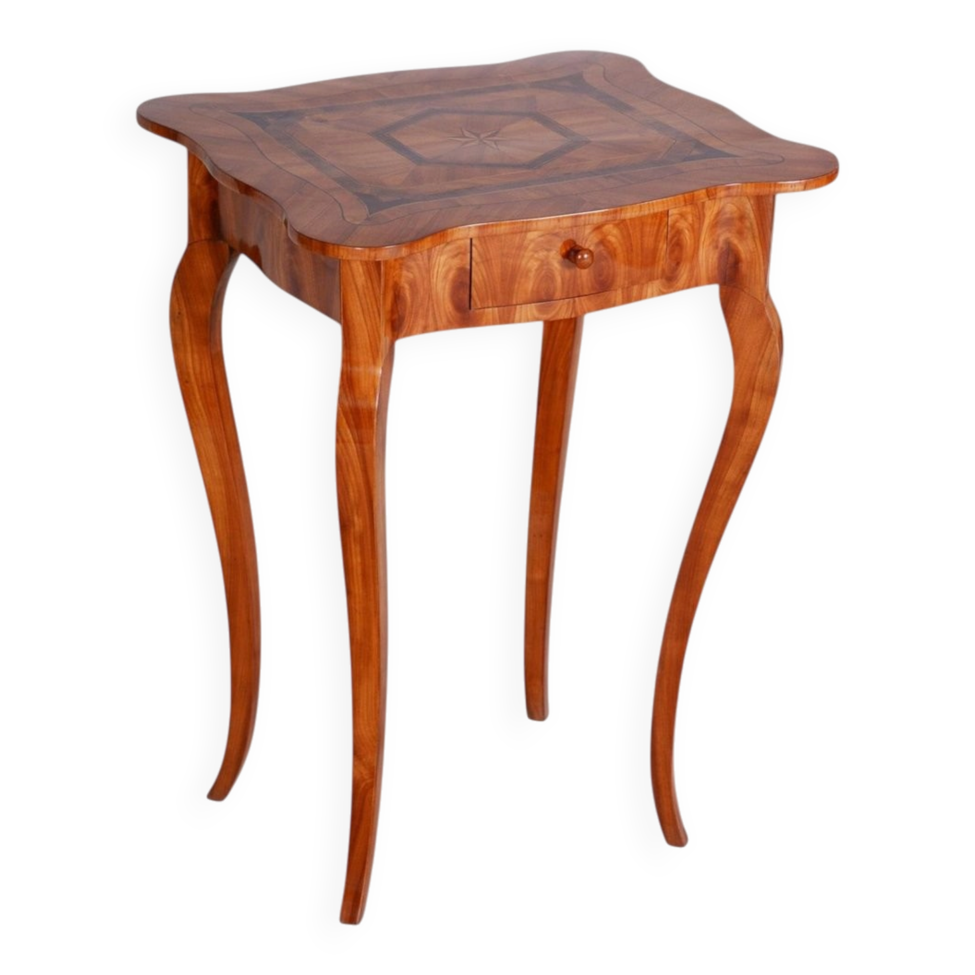 Small Classicism Cherry Table, Czechia, 1780s