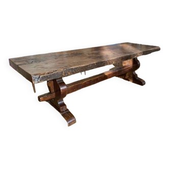 large solid oak table