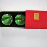 Pukeberg glass knife holders, Sweden 60's