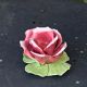 Candle holder in slurry the rose in old biscuit