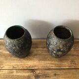 Cast iron flower pots
