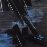 Pierre SOULAGES - Painting AUGUST 24, 1958 - Original Poster