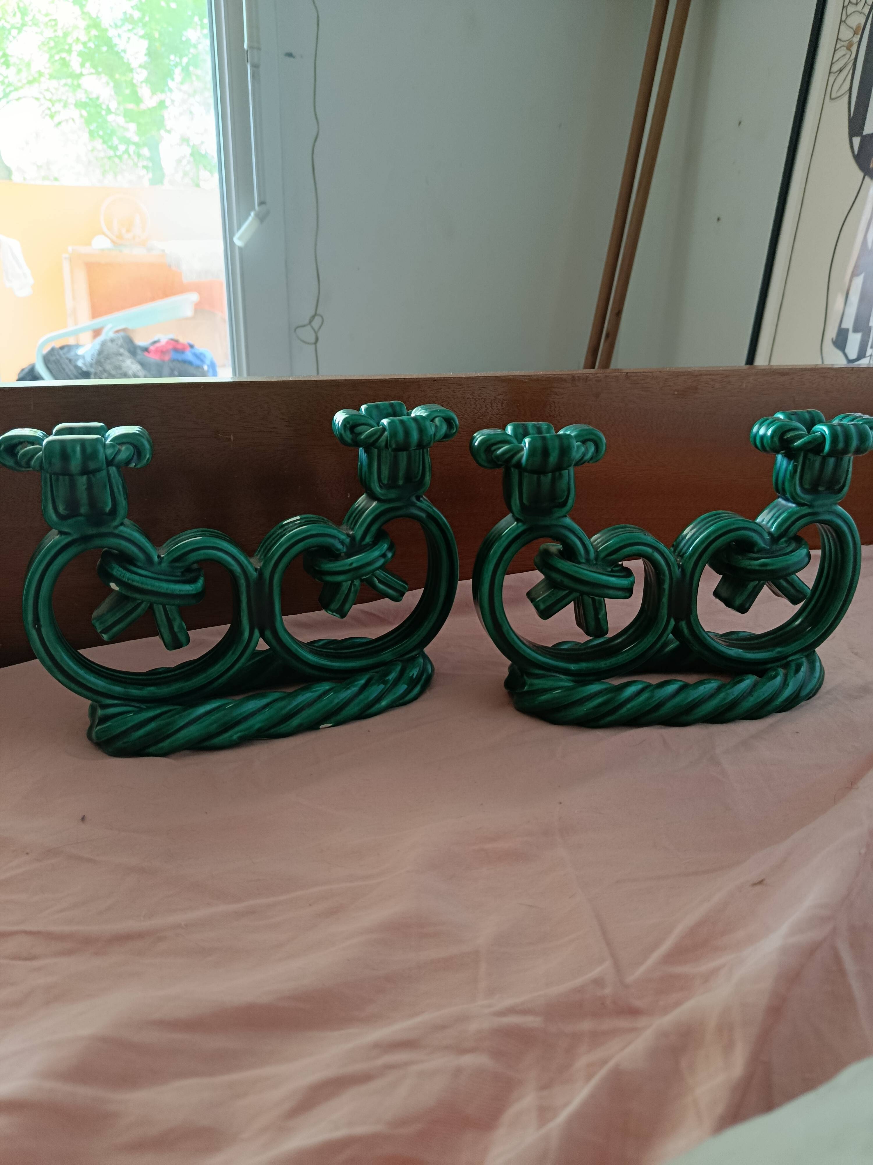 Lot candlestick Vallauris