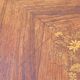 Napoleon III violin-shaped middle desk table 19th in marquetry