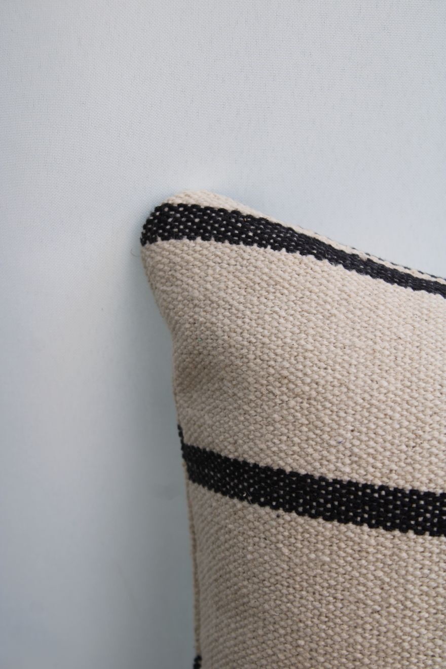 Coussin rayé