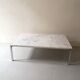 Marble and chrome coffee table, 1970