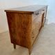 Old oak sideboard from the 1950s, vintage reconstruction period