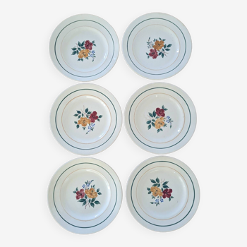 Six Mariette St Amand flat plates