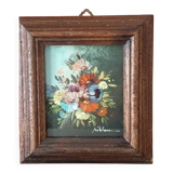 Acrylic floral painting