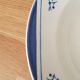 Vintage round half-porcelain dish