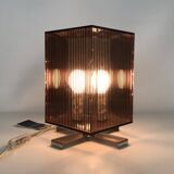 Lampe de table en plexiglas Alt Lucialalternative par Firme Di Vetro design Archirivolto. Années 80