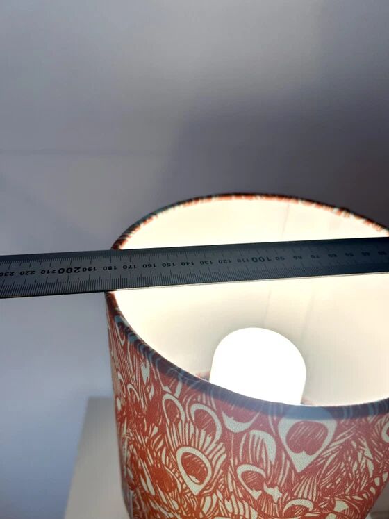 70s vintage orange lamp - wireless - suitable for outdoor use