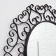 Miroir Chaty Vallauris en fer forgé 48cm