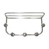 Aluminum coat rack from the 1950s