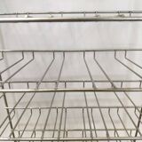 Metal bottle shelf locker