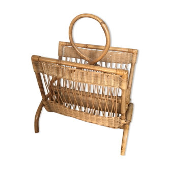 Rattan magazine door