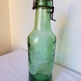 Ideal glass milk bottle with porcelain cap 210693