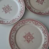Set of 9 flat Plates