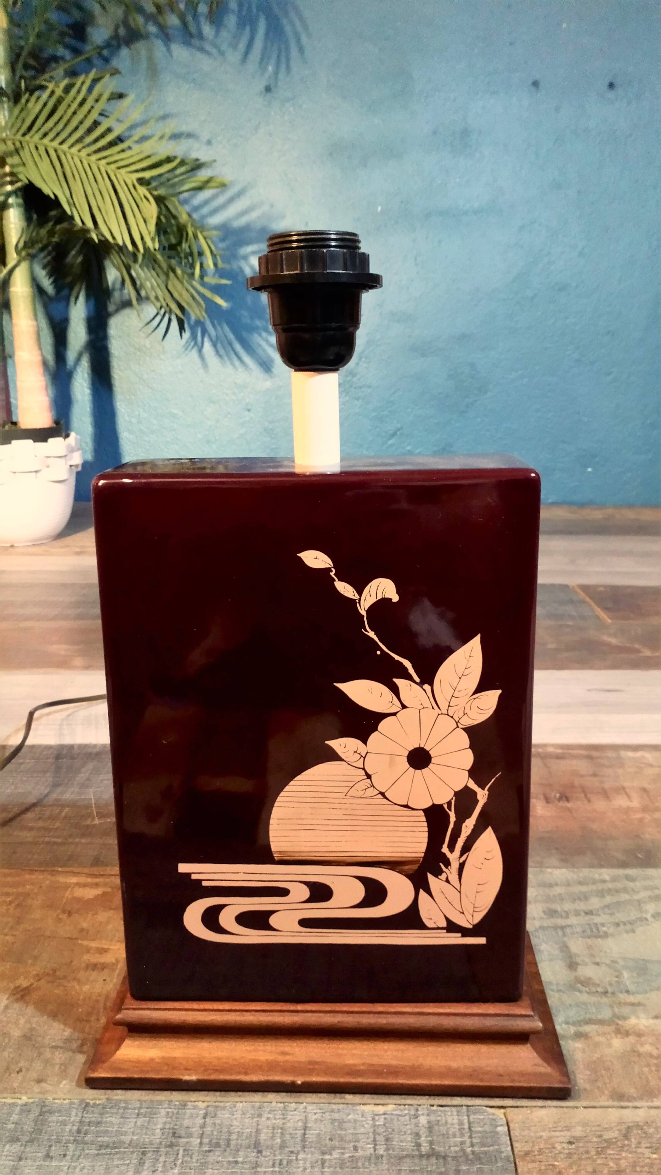 Ceramic lamp "Japan" 1970s