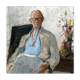 Portrait of a seated man