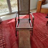 Canoe-style chaise longue