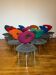 10 vintage Giorgio Saporiti chairs