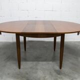 1968 transformable teak table in impeccable condition