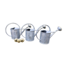 3 small vintage florist watering cans