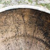 Large turned terracotta jar, 19th century