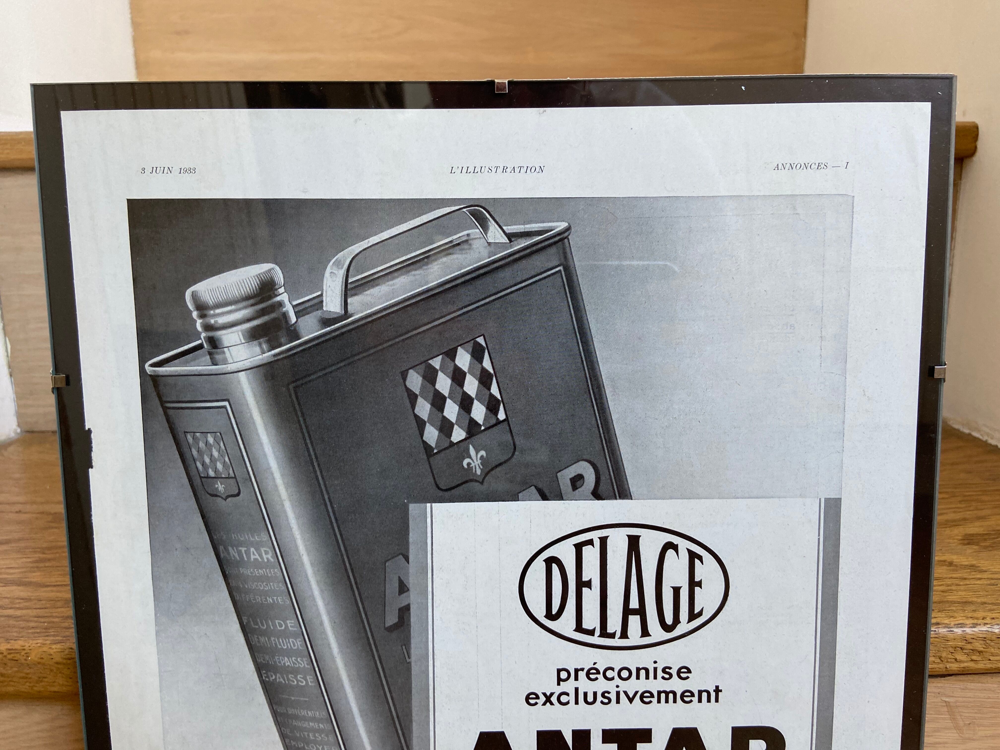 Delage advertising poster June 3, 1933