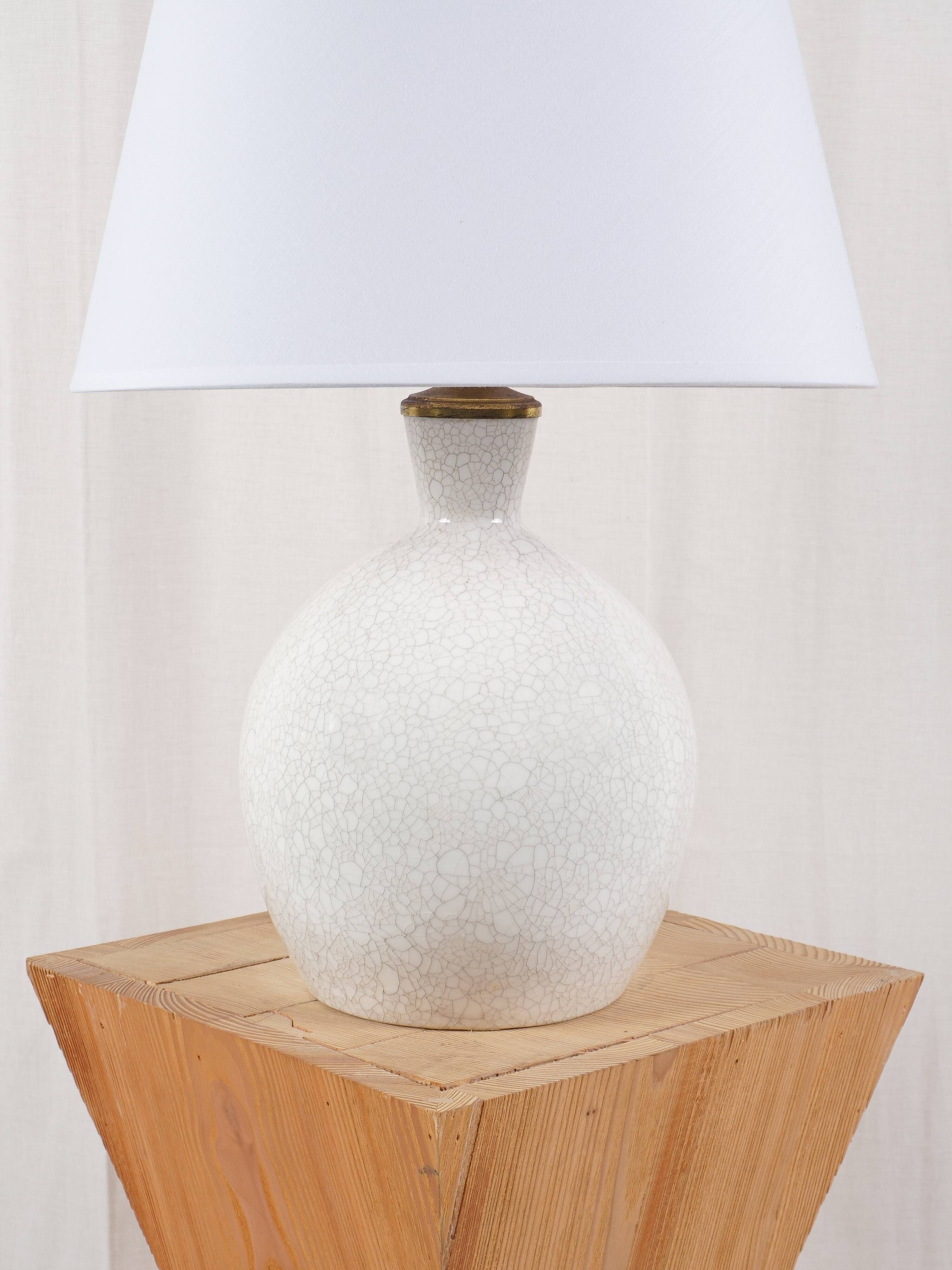 French work in the style of Jean Besnard - Vintage ceramic lamp, France, 1960.