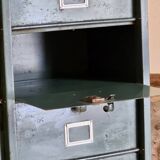 Clamshell furniture / Industrial metal furniture with two Strafor columns