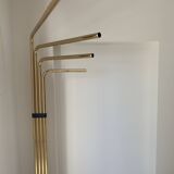 Vintage 1970s adjustable gold floor lamp designed by Goffredo Reggiani