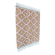 Tapis tissé laine et jute multicolore 140x200