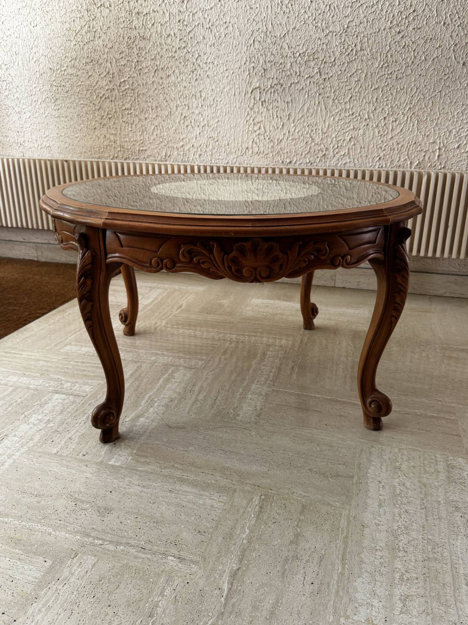 Solid cherry coffee table