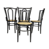 Series of 4 bentwood chairs