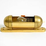 Original 1930s cabin submarine wall lamp in streamlined design