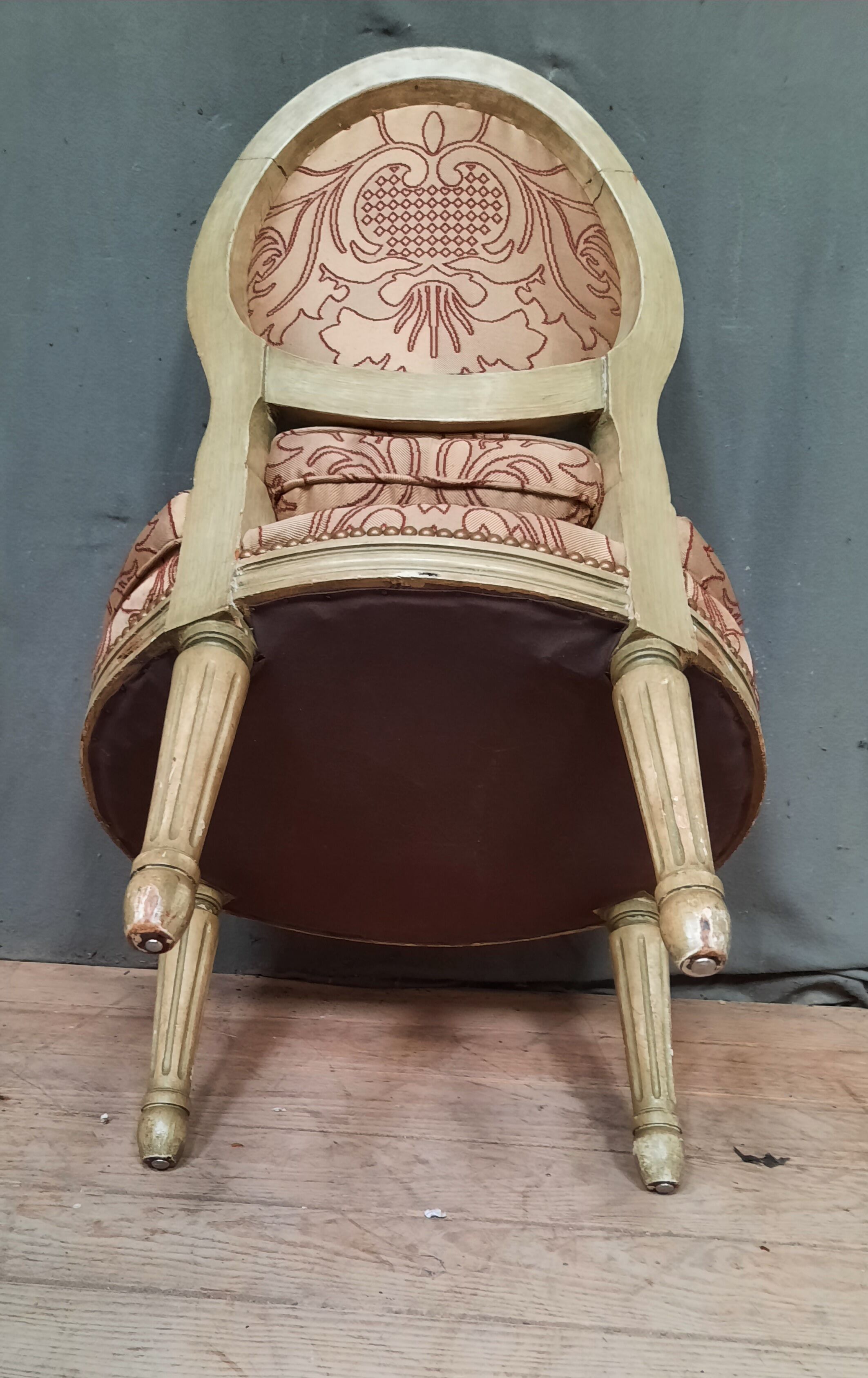 Louis XVI style low chair
