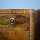 Table de chevet art déco des années 1937, Tchécoslovaquie