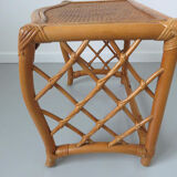 Table bedside or extra rattan Scandinavian 60 70 years