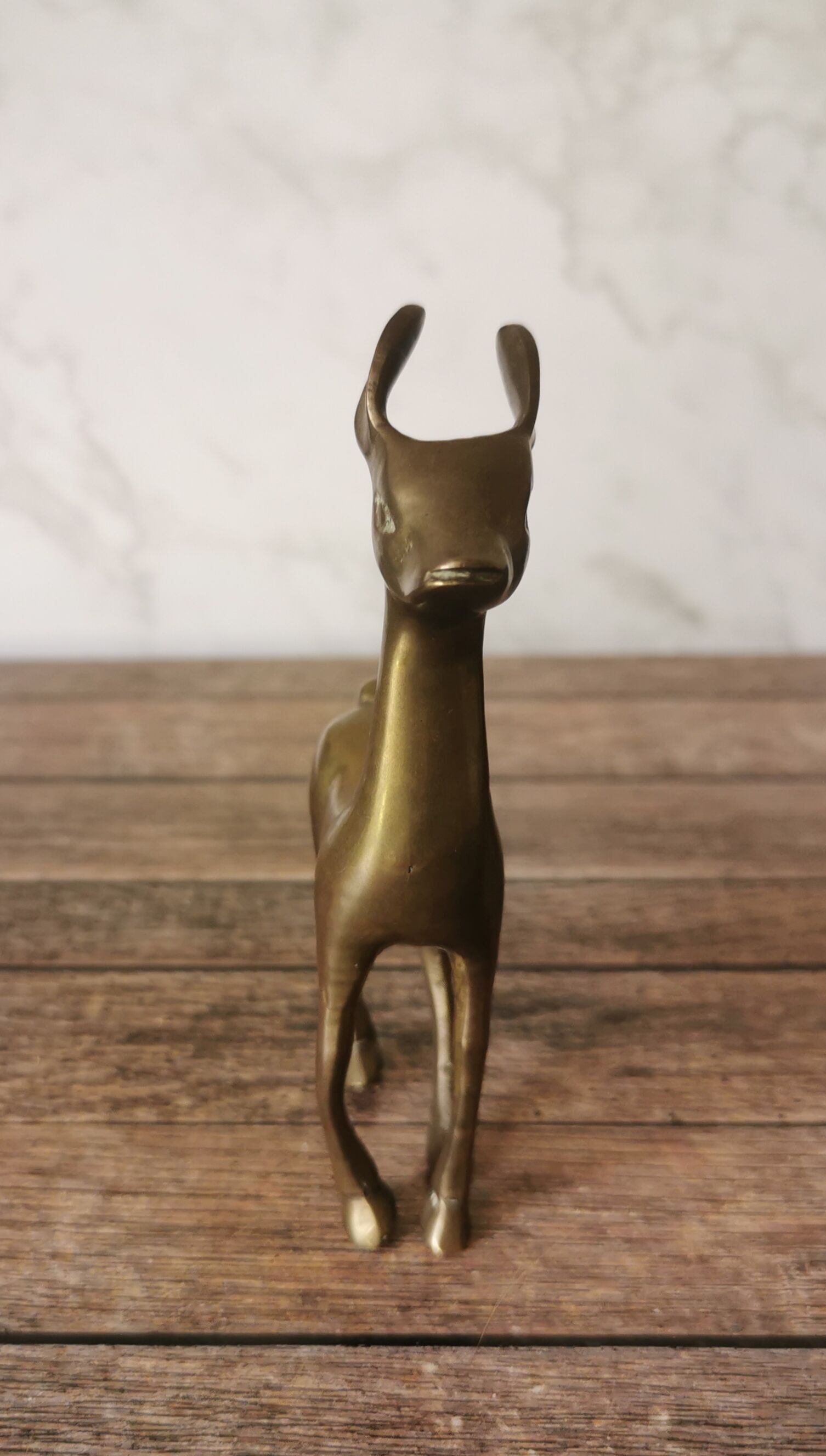Brass fawn