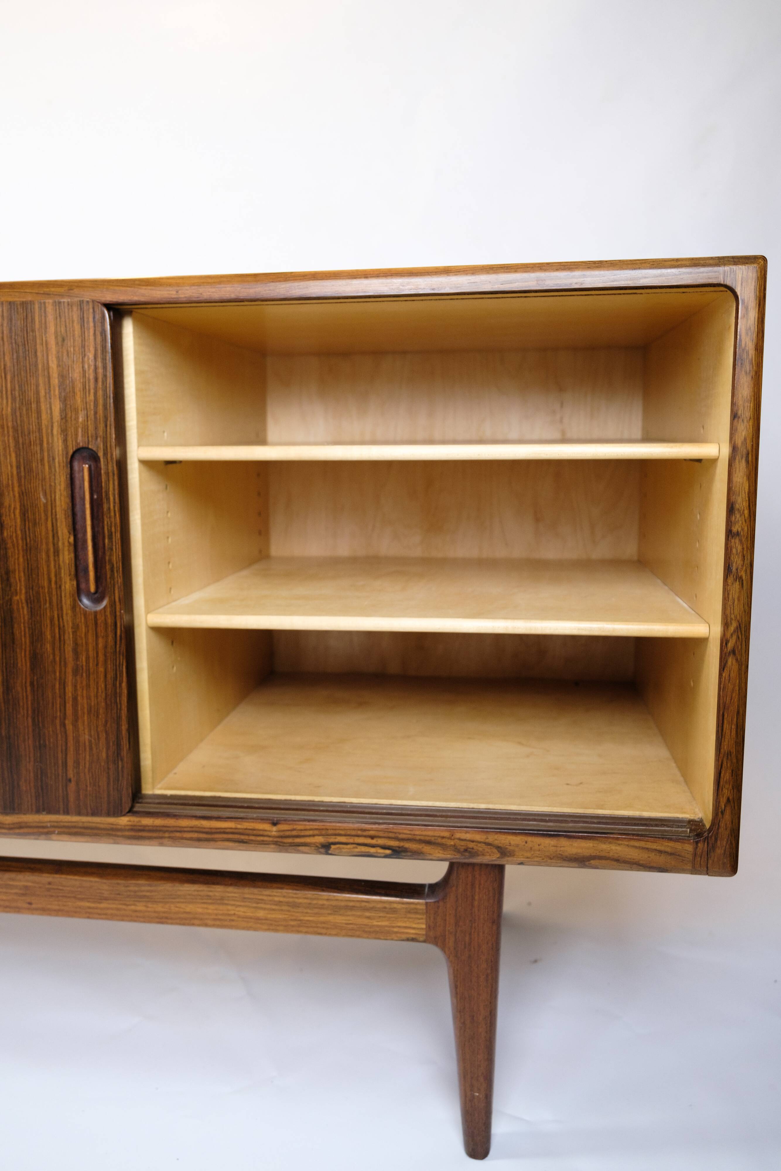 Sideboard Made In Rosewood By Henry Rosengren Hansen From 1960s