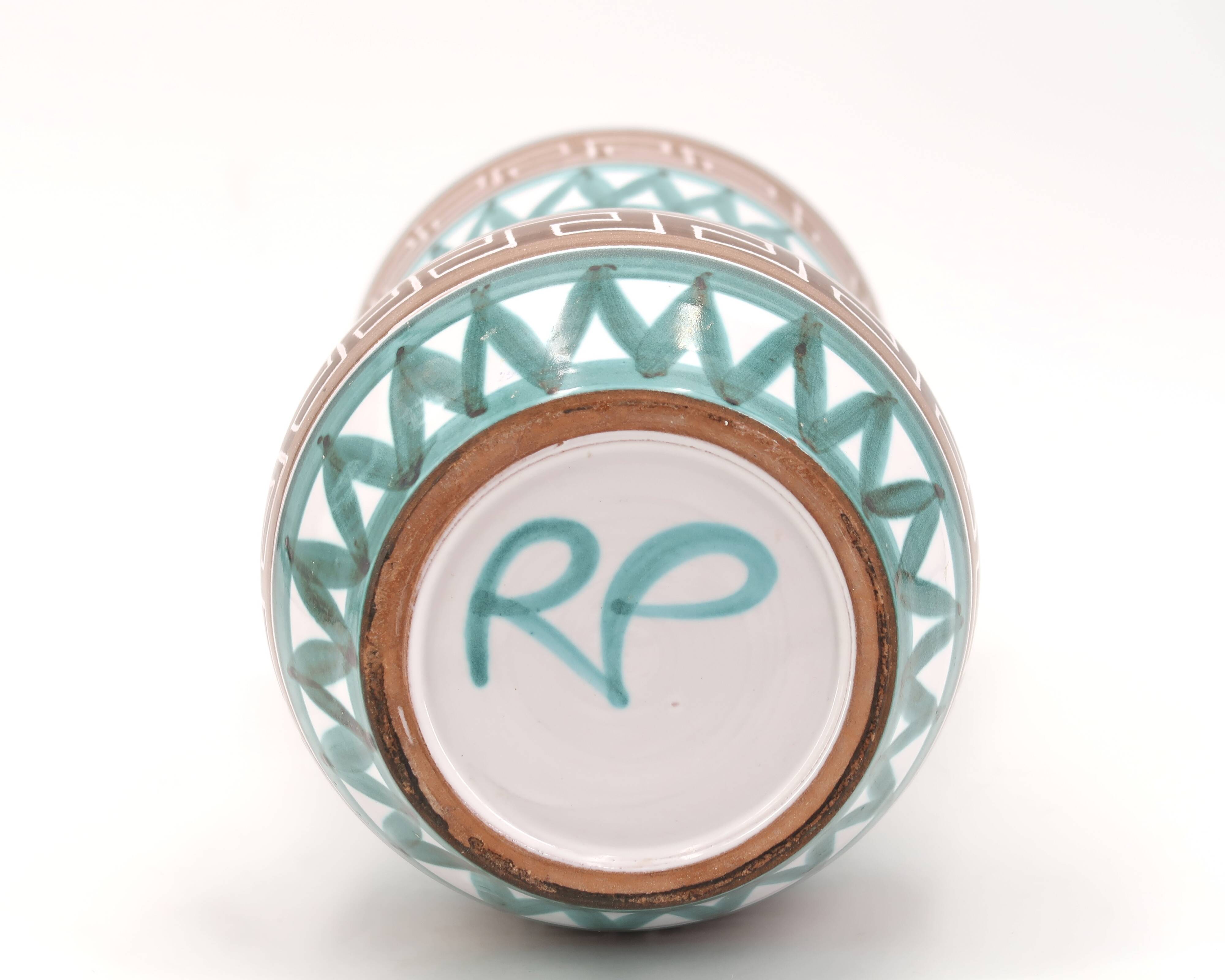 ceramic vase by Robert Picault, Vallauris 1960s