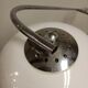 Lampadaire seventies en aluminium et chrome